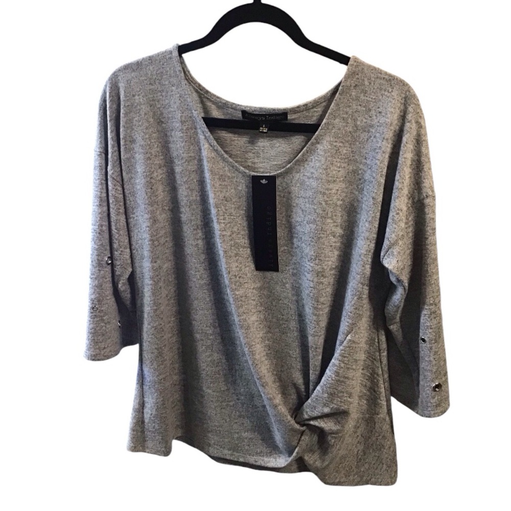 Always Indigo Top